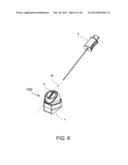 MEDICAL INSTRUMENT GUIDING DEVICE WITH AN INTEGRATED GUIDE BALL diagram and image