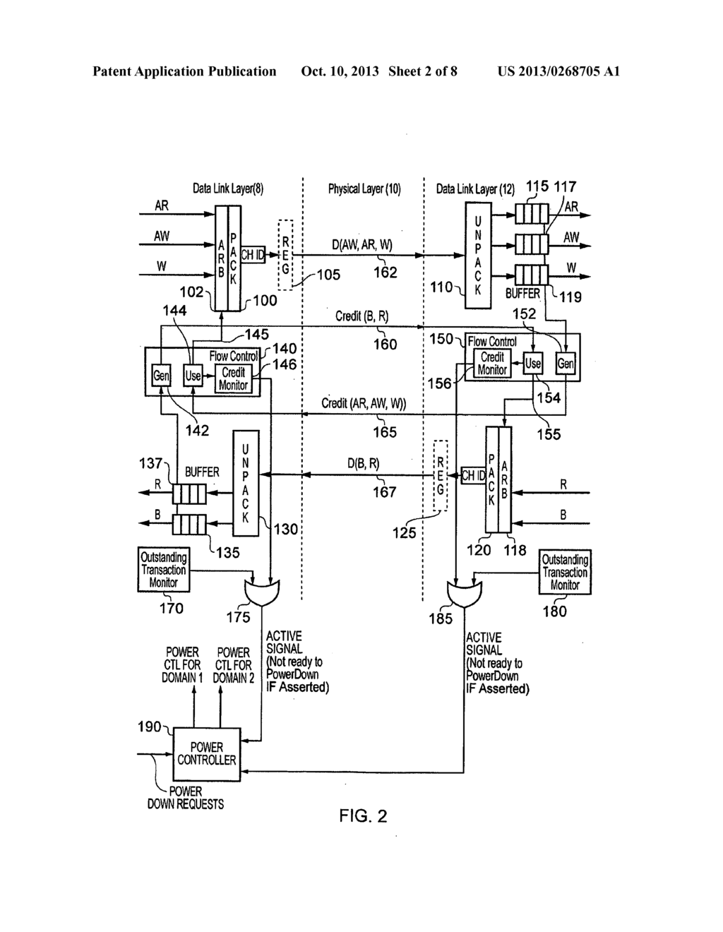 APPARATUS AND METHOD FOR PROVIDING A BIDIRECTIONAL COMMUNICATIONS LINK     BETWEEN A MASTER DEVICE AND A SLAVE DEVICE - diagram, schematic, and image 03