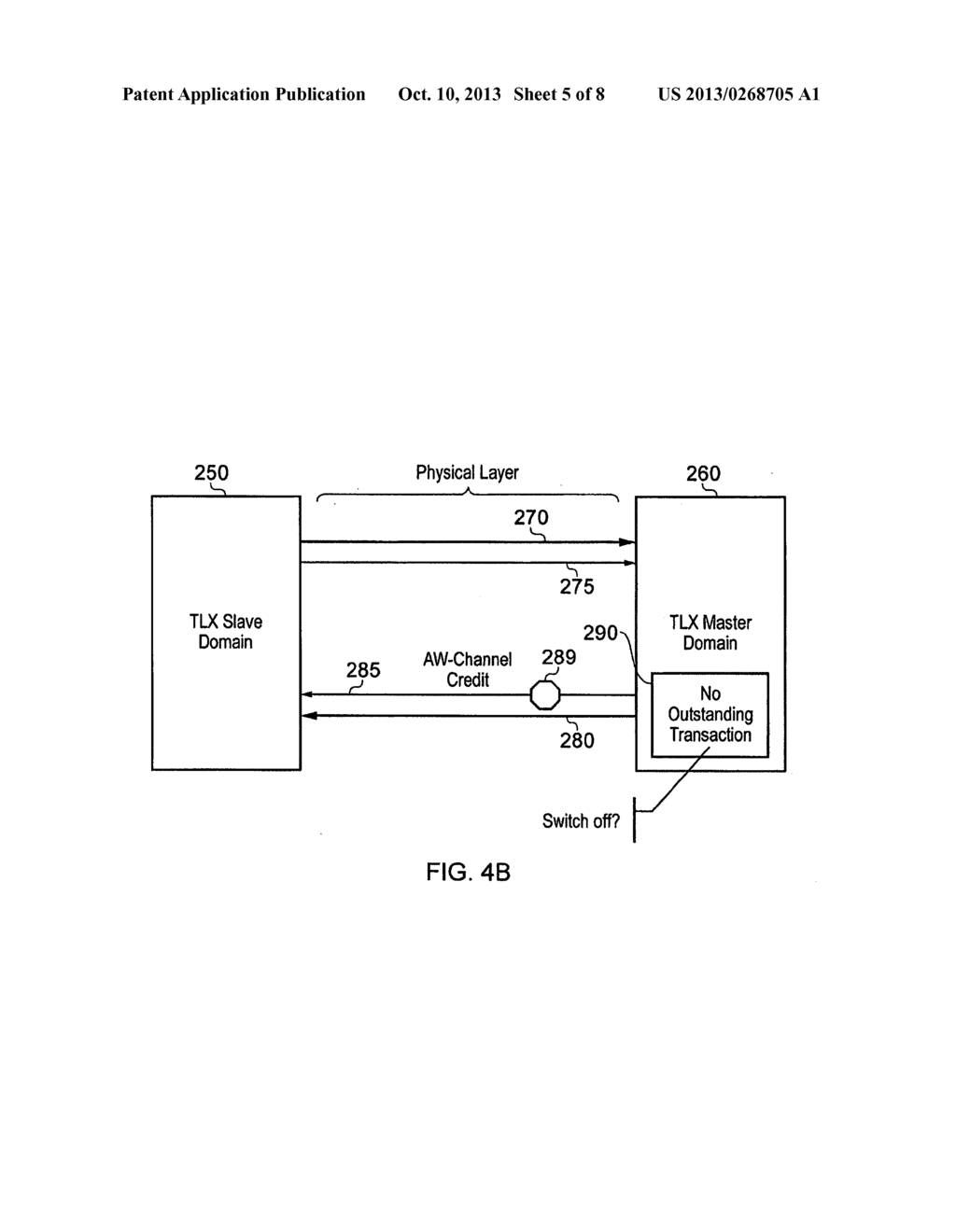 APPARATUS AND METHOD FOR PROVIDING A BIDIRECTIONAL COMMUNICATIONS LINK     BETWEEN A MASTER DEVICE AND A SLAVE DEVICE - diagram, schematic, and image 06