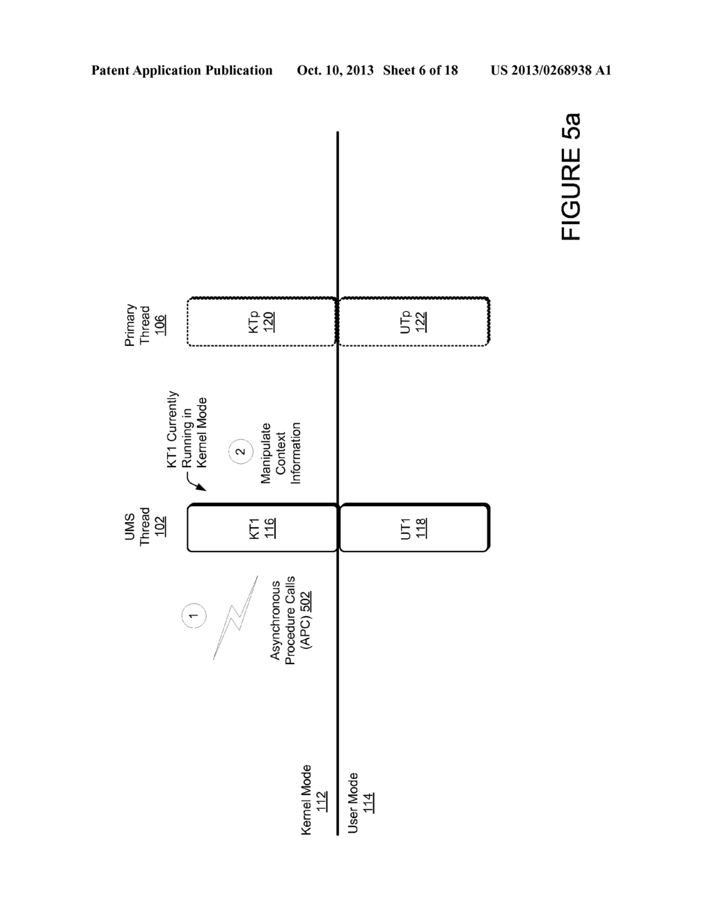 TRANSPARENT USER MODE SCHEDULING ON TRADITIONAL THREADING SYSTEMS - diagram, schematic, and image 07