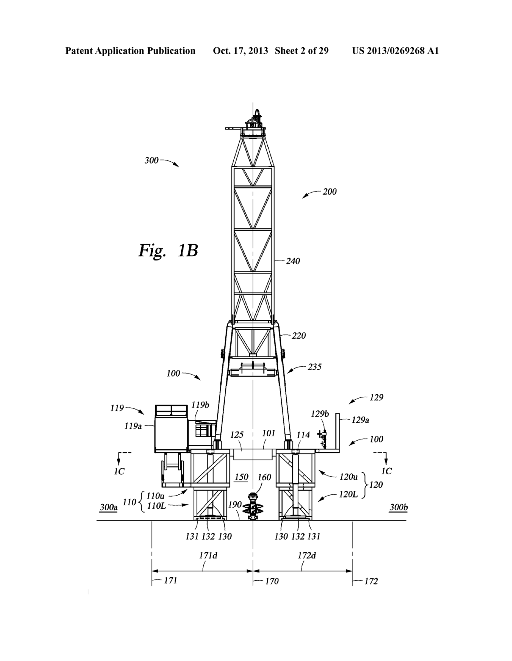 MOBILE DRILLING RIG WITH TELESCOPING SUBSTRUCTURE BOXES - diagram, schematic, and image 03