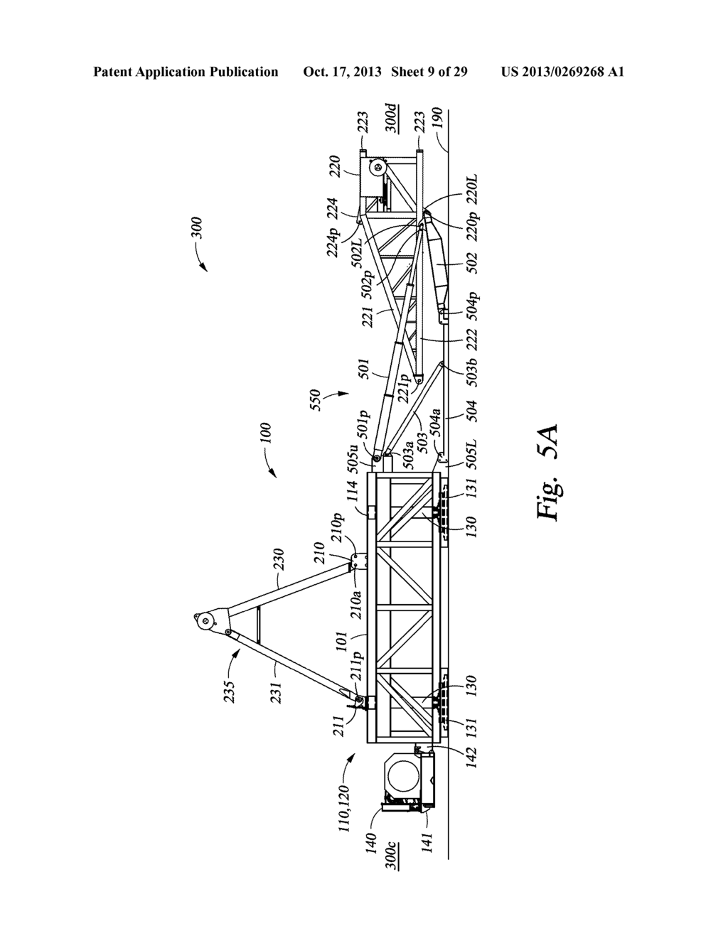 MOBILE DRILLING RIG WITH TELESCOPING SUBSTRUCTURE BOXES - diagram, schematic, and image 10