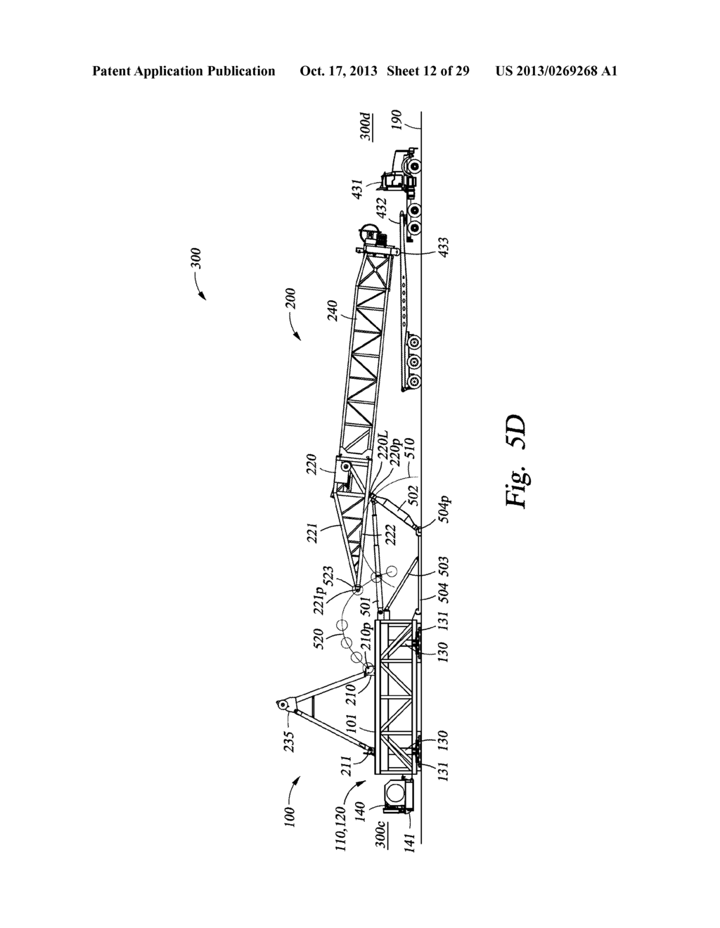 MOBILE DRILLING RIG WITH TELESCOPING SUBSTRUCTURE BOXES - diagram, schematic, and image 13