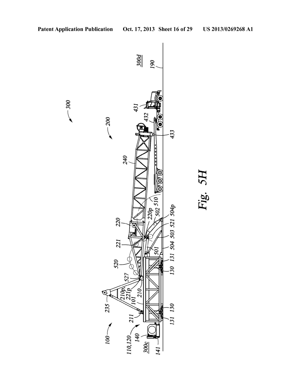 MOBILE DRILLING RIG WITH TELESCOPING SUBSTRUCTURE BOXES - diagram, schematic, and image 17