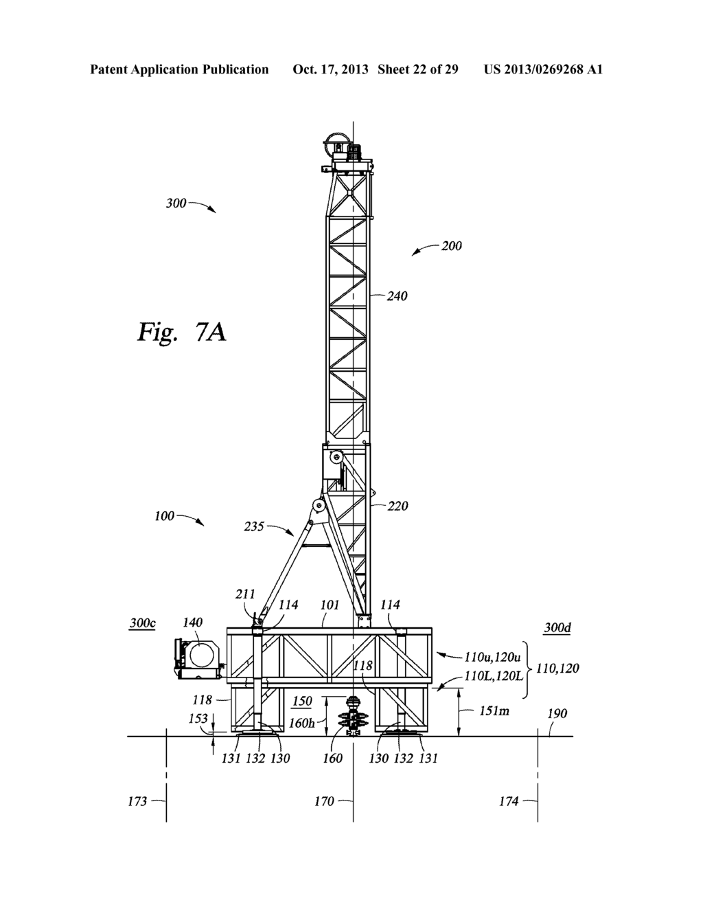 MOBILE DRILLING RIG WITH TELESCOPING SUBSTRUCTURE BOXES - diagram, schematic, and image 23