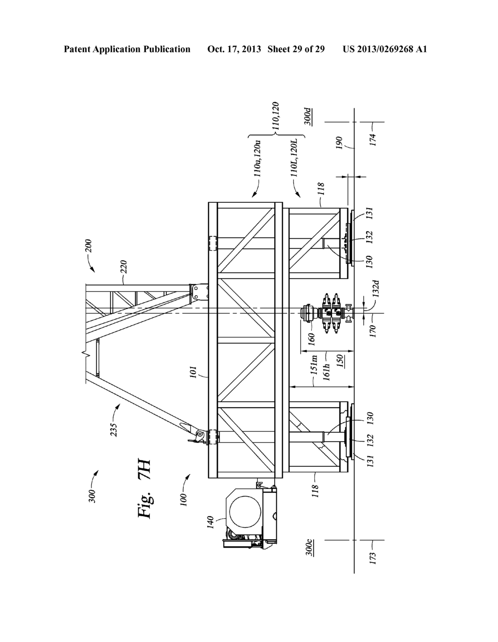 MOBILE DRILLING RIG WITH TELESCOPING SUBSTRUCTURE BOXES - diagram, schematic, and image 30