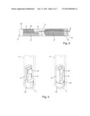 Measurement Transducer of a Thermal Mass Flow Meter for Determining the     Flow of a Medium through a Pipe and Method for Fabricating it diagram and image