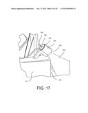 Miter Saw with Cutting Alignment Device on a Dust Chute diagram and image