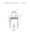 COMBUSTION CHAMBER INSERTS AND ASSOCIATED METHODS OF USE AND MANUFACTURE diagram and image