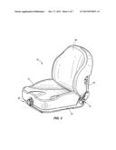 SUSPENSION CONFIGURATION FOR A SEAT diagram and image