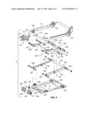 SUSPENSION CONFIGURATION FOR A SEAT diagram and image