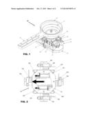 VIBRATORY FEEDER FOR CONVEYING COMPONENTS diagram and image