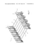 LATERAL PLATE ELEMENT FOR A LINK INCLUDED IN A SELF-STACKING ENDLESS     CONVEYOR BELT diagram and image