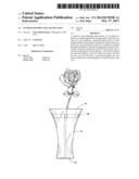 Flower Support Collar for Vases diagram and image