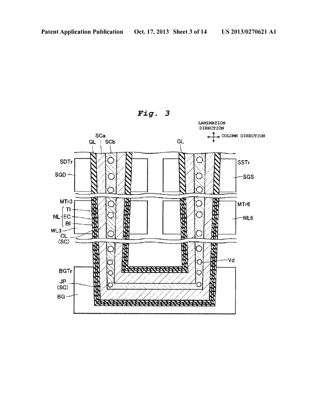 NONVOLATILE SEMICONDUCTOR STORAGE DEVICE AND FABRICATION METHOD THEREOF - diagram, schematic, and image 04