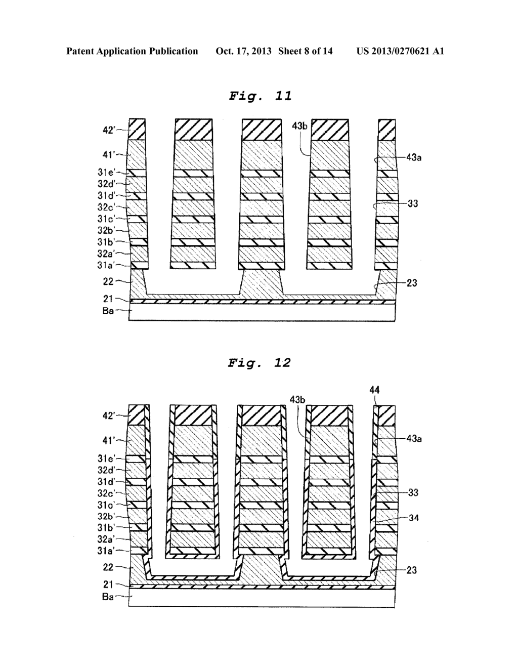 NONVOLATILE SEMICONDUCTOR STORAGE DEVICE AND FABRICATION METHOD THEREOF - diagram, schematic, and image 09