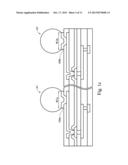 STRAIN REDUCED STRUCTURE FOR IC PACKAGING diagram and image