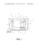 VEHICULAR INSTRUMENT-MOUNTING STRUCTURE diagram and image