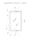 TOUCH DISPLAY DEVICE AND METHOD FOR CONDITIONALLY VARYING DISPLAY AREA diagram and image