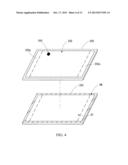 TOUCH DISPLAY DEVICE AND METHOD FOR CONDITIONALLY VARYING DISPLAY AREA diagram and image