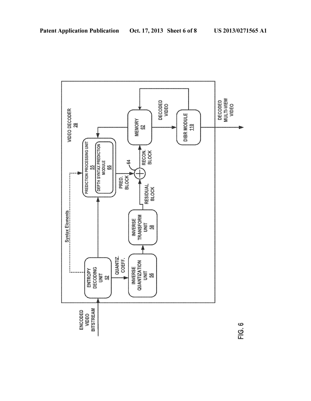 VIEW SYNTHESIS BASED ON ASYMMETRIC TEXTURE AND DEPTH RESOLUTIONS - diagram, schematic, and image 07