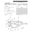Eyeglasses diagram and image