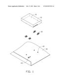 FASTENING DEVICE FOR HARD DISK DRIVE diagram and image