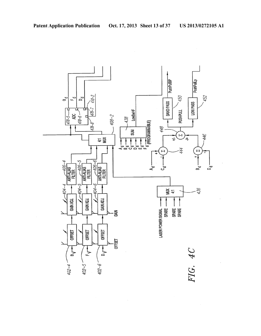 Servo Processor Receiving Photodetector Signals - diagram, schematic, and image 14