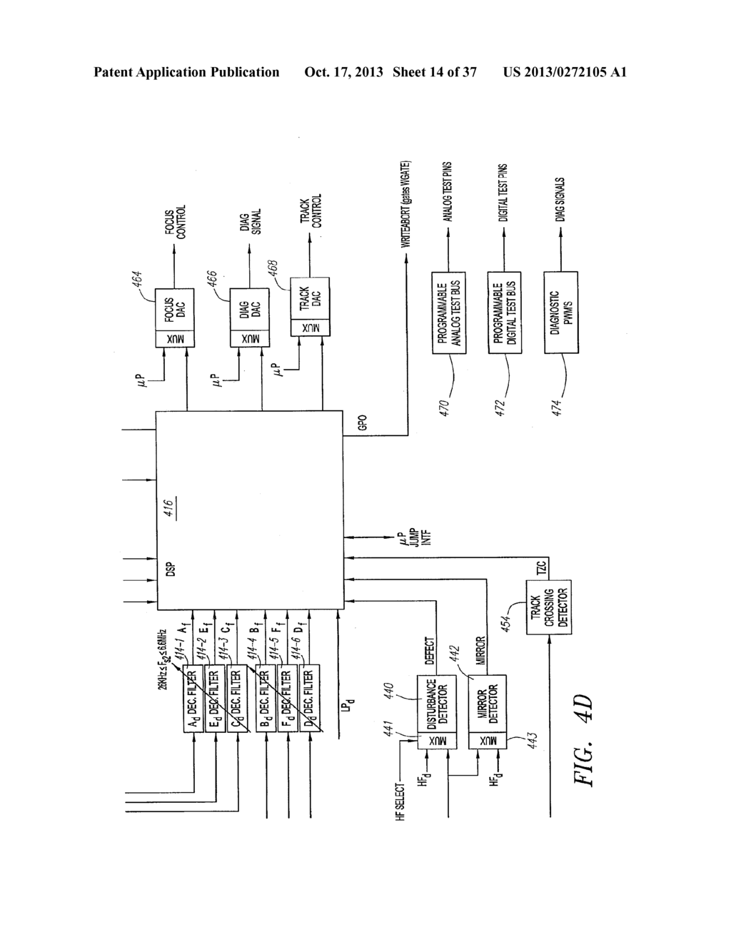 Servo Processor Receiving Photodetector Signals - diagram, schematic, and image 15