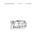 TRANSVERSE SPREADING ARRANGEMENT FOR A ROAD FINISHING MACHINE diagram and image