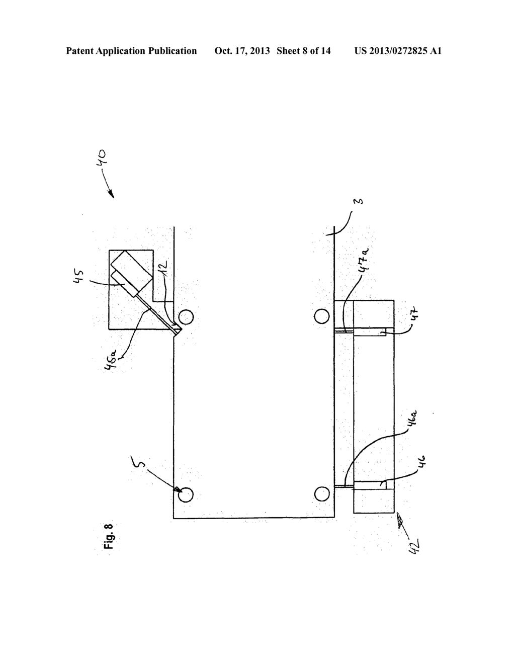 APPARATUS AND METHOD FOR DETERMINING THE LOCATION OF PLATE ELEMENTS OF A     WAFER BOAT - diagram, schematic, and image 09