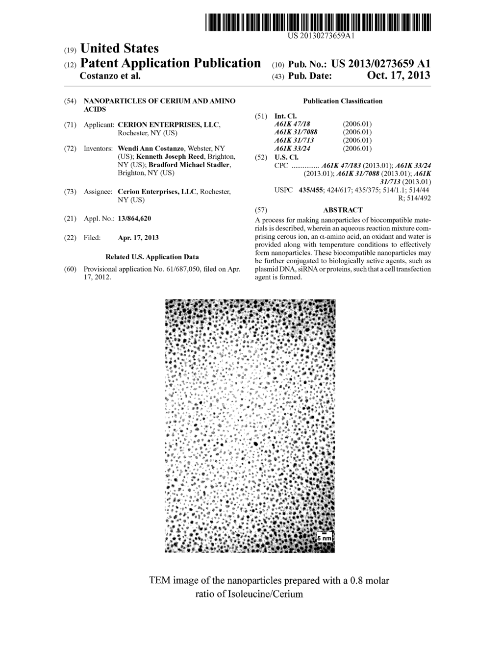 NANOPARTICLES OF CERIUM AND AMINO ACIDS - diagram, schematic, and image 01