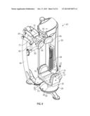 EXERCISE MACHINE WITH UNSTABLE USER SUPPORT diagram and image