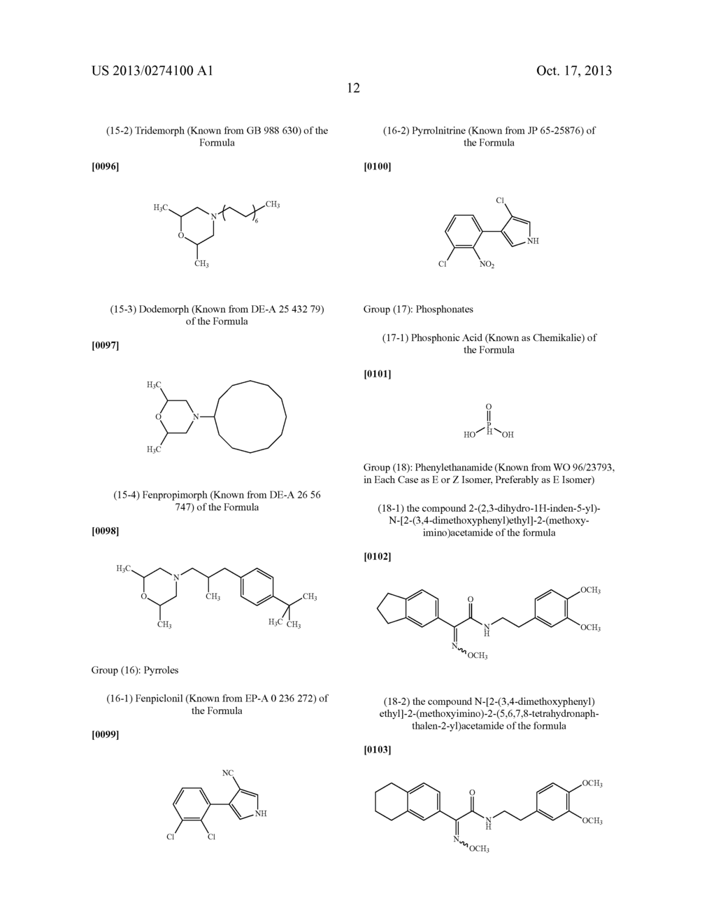 Synergistic Fungicidal Active Substance Combinations - diagram, schematic, and image 13