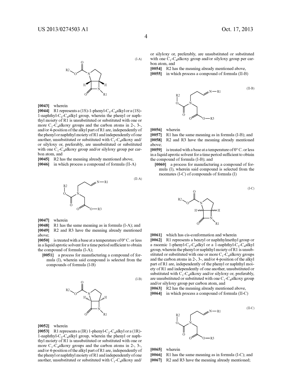 PROCESS FOR THE MANUFACTURE OF BRIDGED MONOBACTAM INTERMEDIATES - diagram, schematic, and image 05