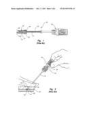 TISSUE PUNCTURE CLOSURE DEVICE WITH AUTOMATIC TORQUE SENSING TAMPING     SYSTEM diagram and image