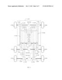 DRIVING SYSTEM HAVING EPICYCLE GEAR SETS WITH DUAL OUTPUT ENDS EQUIPPED     WITH INDIVIDUALLY-CONTROLLED MULTIPLE SPEED-RATIO DEVICE diagram and image