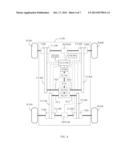 DRIVING SYSTEM HAVING EPICYCLE GEAR SETS WITH DUAL OUTPUT ENDS EQUIPPED     WITH INDIVIDUALLY-CONTROLLED MULTIPLE SPEED-RATIO DEVICE diagram and image