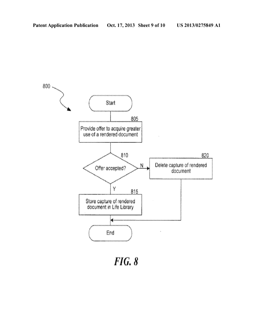 Performing Actions Based on Capturing Information from Rendered Documents,     Such as Documents under Copyright - diagram, schematic, and image 10