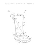 FOOTWEAR TENSIONING SYSTEM diagram and image