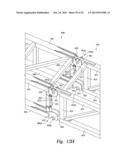 SUBSTRUCTURE OF A MOBILE DRILLING RIG WITH A MOVABLE CENTER FLOOR SECTION diagram and image