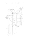 REFRIGERATOR AND METHOD FOR OPENING/CLOSING DOOR THEREOF diagram and image