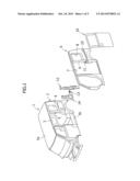 SURROUNDING STRUCTURE OF DOOR HOLDING MECHANISM diagram and image