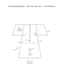 SYSTEM AND METHOD OF DISPLAYING A RUNWAY TEMPORARILY DISPLACED THRESHOLD     AND AN AIRCRAFT LANDING AIMING POINT diagram and image