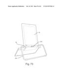 Stand and drawing-easel attached to a keyboard to use with mobile     electronic devices diagram and image