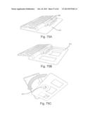 Stand and drawing-easel attached to a keyboard to use with mobile     electronic devices diagram and image