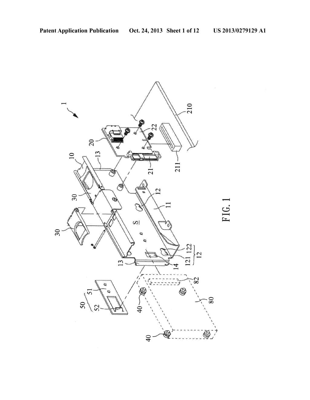 STORAGE DEVICE ASSEMBLING MODULE AND ELECTRONIC APPARATUS USING THE SAME - diagram, schematic, and image 02