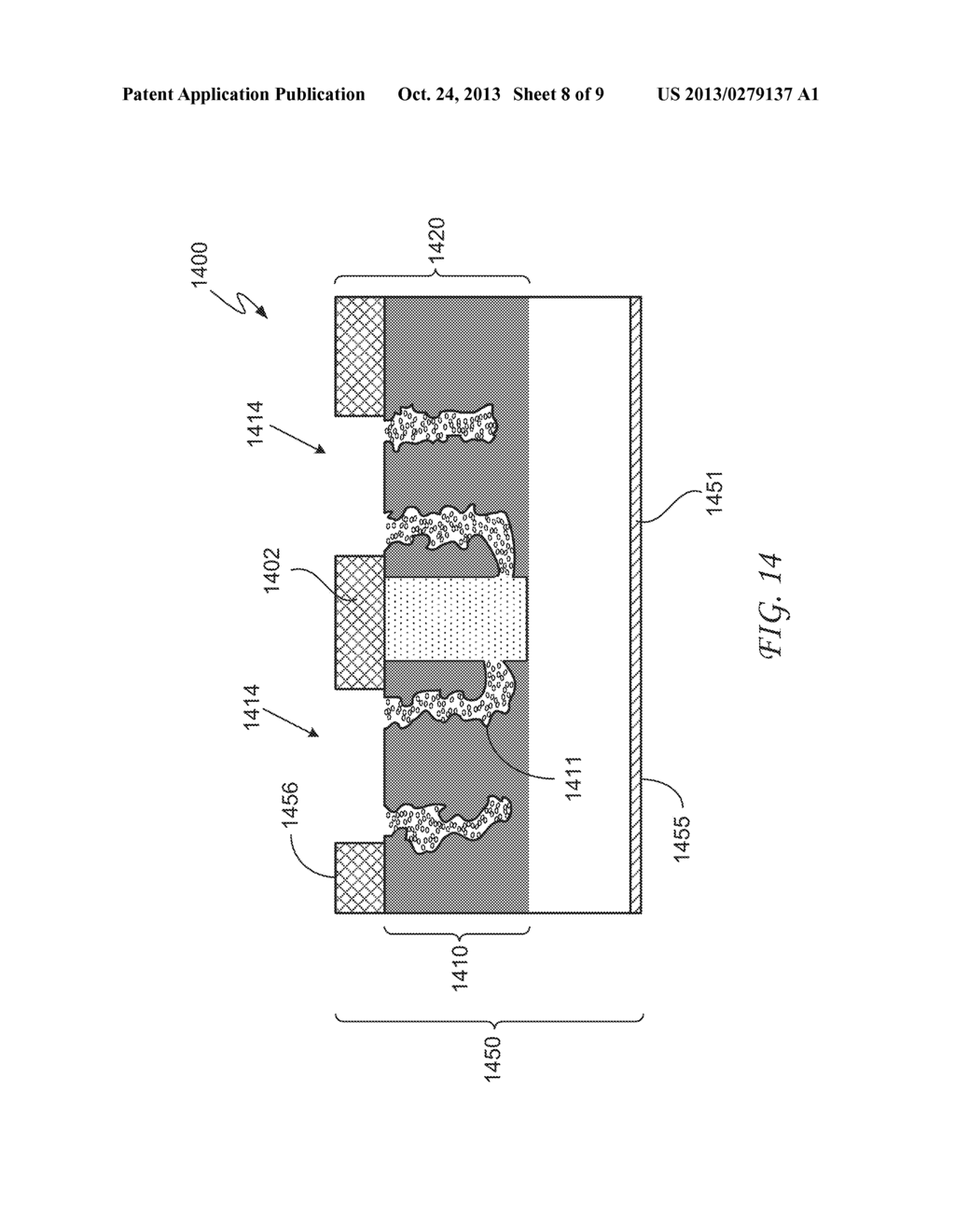 ENERGY STORAGE STRUCTURE, METHOD OF MANUFACTURING A SUPPORT STRUCTURE FOR     SAME, AND MICROELECTRONIC ASSEMBLY AND SYSTEM CONTAINING SAME - diagram, schematic, and image 09