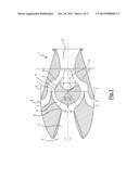 WIND MACHINE WITH AERODYNAMIC ELEMENTS TO CONCENTRATE AND ACCELERATE AN     AEOLIAN FLOW ENTERING FROM OUTSIDE diagram and image