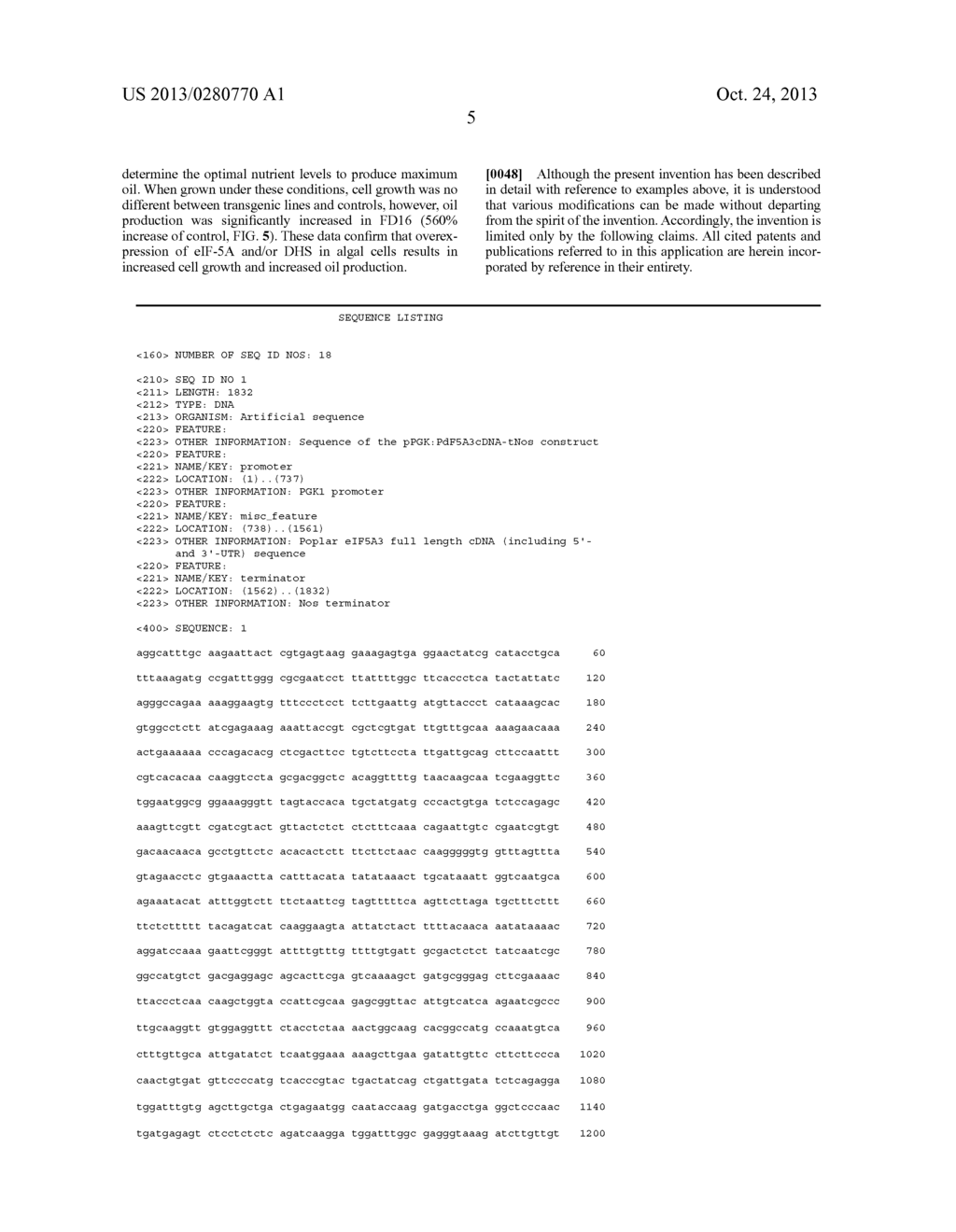 Transgenic Algae with Enhanced Oil Expression - diagram, schematic, and image 11